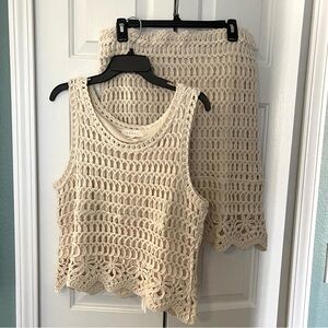 Two piece Mini Skirt Set